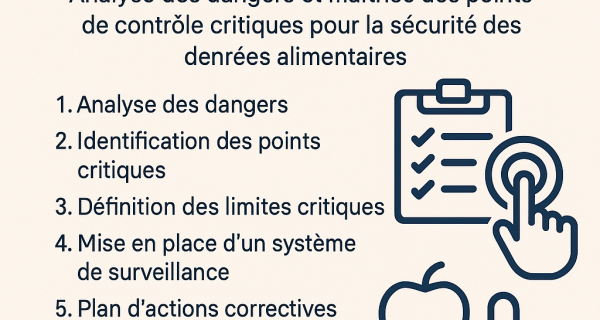Système HACCP pour la sécurité alimentaire